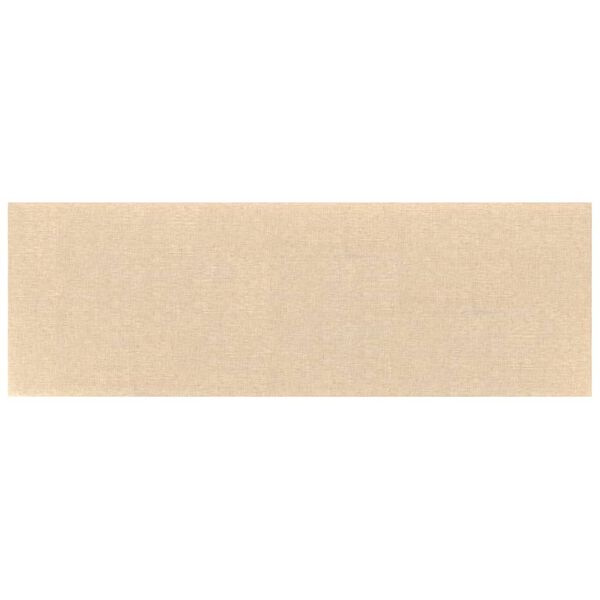 vidaXL Panele ścienne, 12 szt., kremowe, 90x30 cm, tkanina, 3,24 m&sup2;