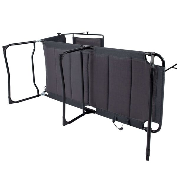 Bo-Camp Leżak z daszkiem Air, szary