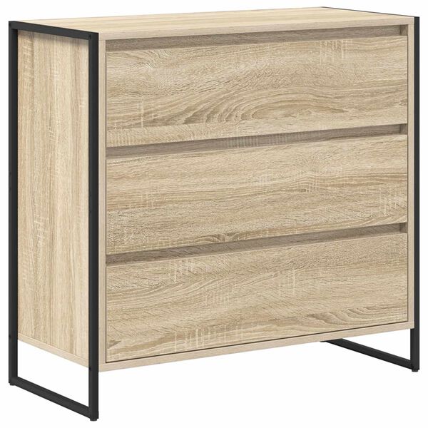 vidaXL Bufet Sonoma 79 x 36 x 75.5 cm Materiał drewnopochodny