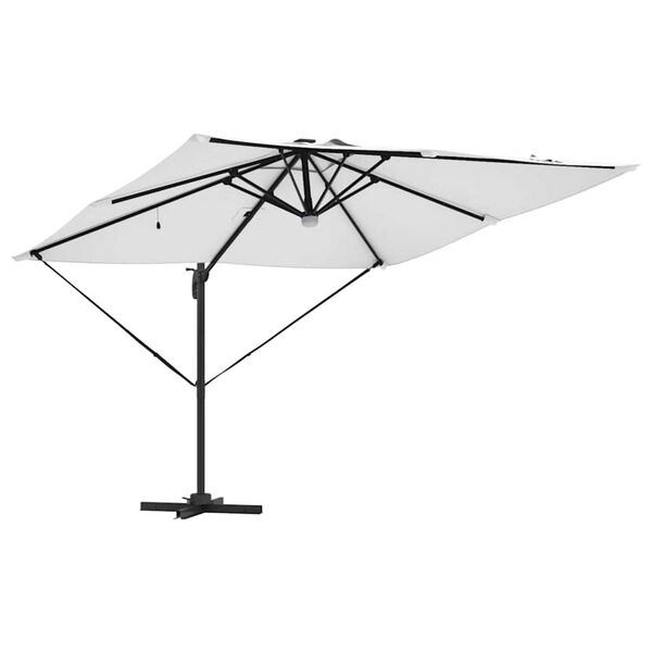 vidaXL Parasol Roma Beżowy 286 x 285 x 270 cm Aluminium i Poliester