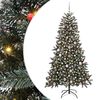 vidaXL Sztuczna choinka Zielony 180 cm PVC, plastik i stal