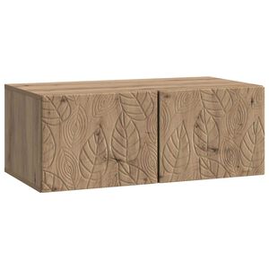 vidaXL Szafka RTV montowana na ścianie 59,5 x 41 x 30 cm Dąb artisan