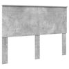 vidaXL Ramka ł&oacute;żka Betonowy szary 140 x 190 cm Materiał drewnopochodny