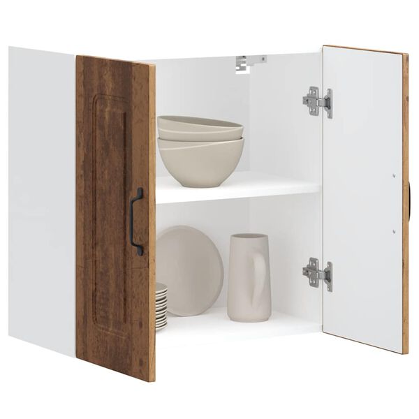 vidaXL Szafka kuchenna ścienna dolna, Kalmar, stare drewno