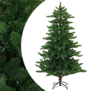 vidaXL Sztuczna choinka 120 cm PVC i Metal zielony