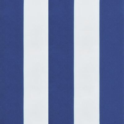 vidaXL Poduszki na palety, 2 szt., niebiesko-białe paski, Oxford