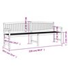 vidaXL Ławka ogrodowa, 228x59,5x90 cm, lite drewno tekowe