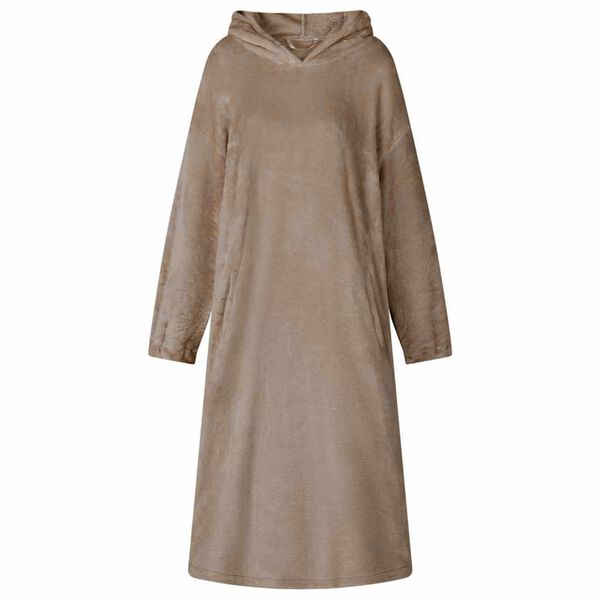 vidaXL Bluza-koc Camel s Flanela
