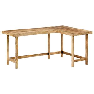 vidaXL Biurko, 165x110x75 cm, lite drewno mango