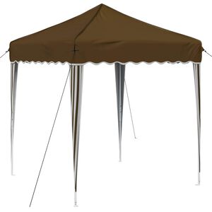 vidaXL Namiot imprezowy rozkładany 195 x 195 x 245 cm Ciemnoszary