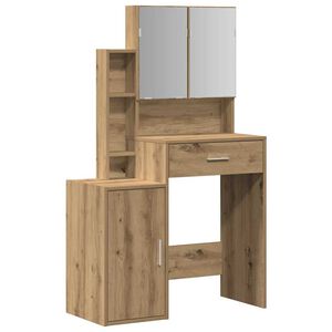 vidaXL Toaletka Dąb rzemieślniczy 80 x 35 x 132 cm Drewno inżynieryjne