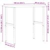 vidaXL Stolik roboczy, 100x60x(71,5-98) cm, drewno dębowe