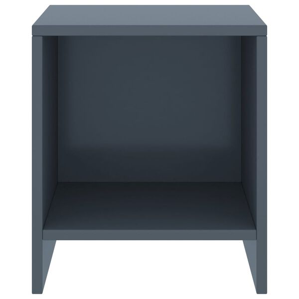 vidaXL Szafki nocne, 2 szt., jasnoszare, 35x30x40 cm, drewno sosnowe