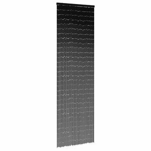 vidaXL Kurtyna przeciw owadom do drzwi kampera Ciemnoszara 56x185 cm Bambus