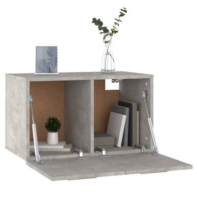 vidaXL Szafka wisząca, betonowa szarość, 60x36,5x35 cm