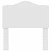 vidaXL Zagł&oacute;wek Biały 75 cm Materiał drewnopochodny