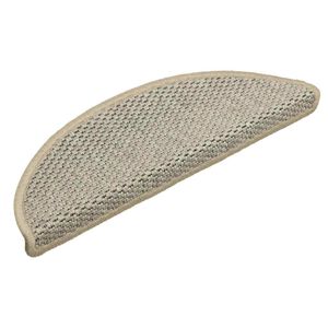 vidaXL Samoprzylepne nakładki na schody, 15 szt., 56x17x3 cm, szare