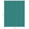 vidaXL Panel dachowy 12 pcs Zielony 60 x 45 cm Stal galwanizowana