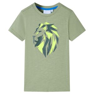 Koszulka dziecięca, jasne khaki, 116