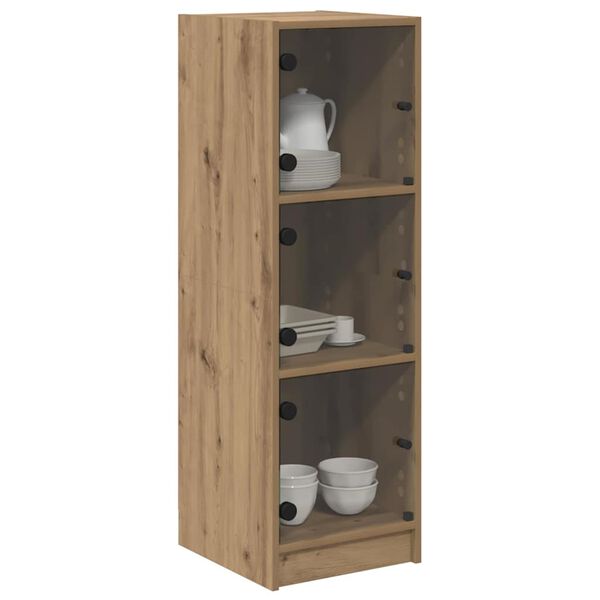 vidaXL Highboard Dąb rzemieślniczy 35 x 37 x 109 cm
