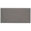 vidaXL Wejściowy zagł&oacute;wek 12 pcs Jasnoszary 30 x 15 cm tkanina