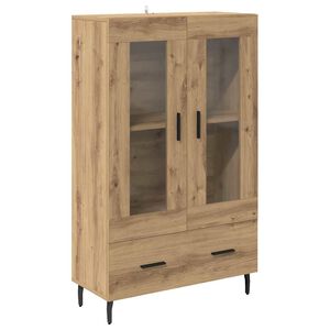 vidaXL Highboard z szufladą Dąb rzemieślniczy 69,5 x 31 x 115 cm