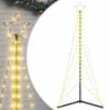 vidaXL Choinka LED 363 diody LED Ciepła biel 182 cm