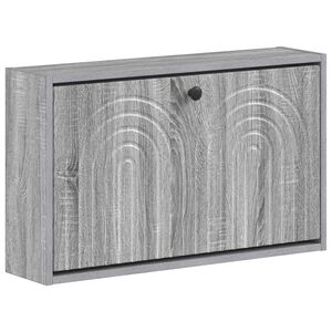 vidaXL Wisząca szafka na buty ALKMAAR 71 x 17 x 43 cm Szary Sonoma
