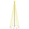 vidaXL Choinka z kołkiem gruntowym, 310 ciepłych białych LED, 300 cm