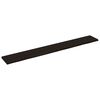 vidaXL P&oacute;łka, ciemnobrązowa, 220x30x(2-4) cm, wykończone drewno dębowe