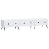 vidaXL Szafka pod telewizor z szufladą Biały 147 x 34,5 x 30 cm