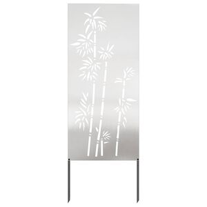 vidaXL Ekran zapewniający prywatność w ogrodzie Srebrny 50 x 140 cm