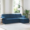 vidaXL Sofa 210cm Niebieski Metal