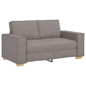 vidaXL Sofa 2-osobowa Taupe 160x78x84 cm Tkanina