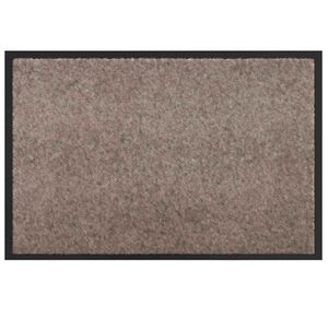 vidaXL Dywanik drzwiowy Beżowy 60 x 40 x 1.2 cm Tkanina Teddy