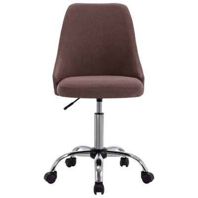 vidaXL Krzesła biurowe na kółkach, 2 szt., kolor taupe, tkanina