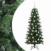 vidaXL Sztuczna choinka z bombką 120 cm 150 LED Ciepła biel PVC i PE