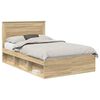 vidaXL Ramka ł&oacute;żka Sonoma 120 x 190 cm Lite drewno sosnowe