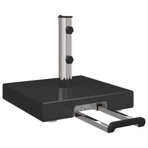 vidaXL Podstawa do parasola Czarny 41 x 41 x 37 cm Granit