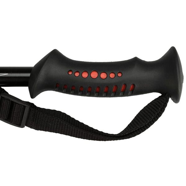 Abbey Kijki turystyczne, aluminiowe, 2 szt., czarne, 21SV-ZRW-Uni