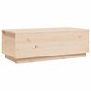 vidaXL Stolik kawowy, 100x50x35 cm, lite drewno sosnowe