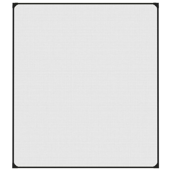 vidaXL Magnetyczna moskitiera okienna, antracytowa, 130x150 cm