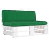 vidaXL Ogrodowa sofa środkowa z palet, impregnowane drewno sosnowe