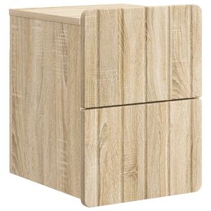 vidaXL Wisząca Szafka Nocna dąb Sonoma 33 x 34,5 x 43 cm