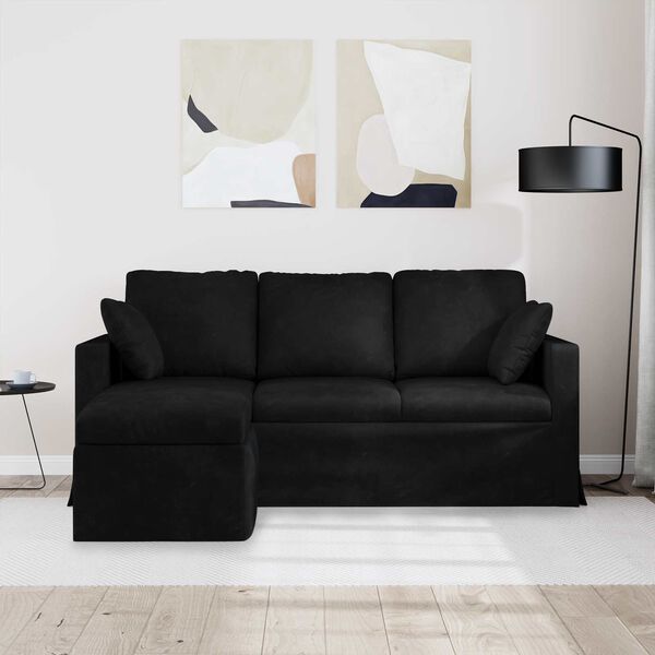 vidaXL Sofa Czarny