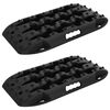 vidaXL Deska trakcyjna 2 pcs Czarny 57,5x30,5x5,5 cm Wzmocniony nylon