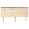 vidaXL Wezgłowie ł&oacute;żka, 164x6x82,5 cm, lite drewno sosnowe