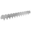 vidaXL Krawężnik do trawnika 20 pcs 103 x 15 cm Stal srebrny