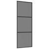vidaXL Drzwi przesuwne 76 x 205 cm Szkło Hartowane i Aluminium