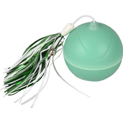 FLAMINGO Zabawkowa piłka 2-w-1 Magic Mechta, LED, zielona, 7 cm